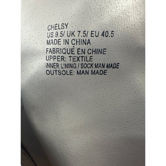 Leila Stone Gray Ankle Boots Chelsy Sandals Ankle Wrap Ties Stacked Heel 9.5 - Picture 8 of 10